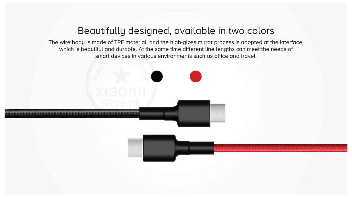 Mi Micro USB Braided Data Cable (100cm)