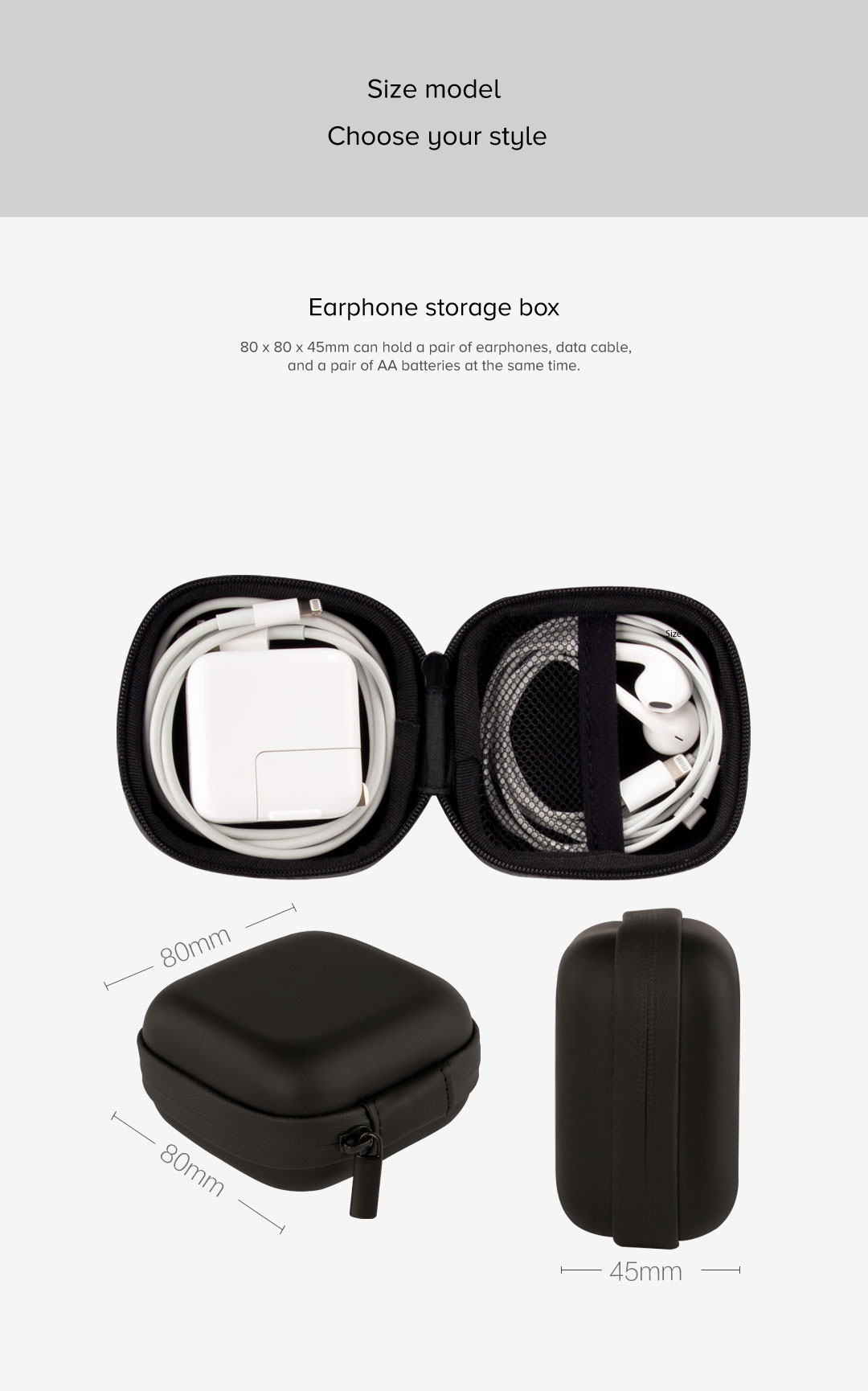 Mi Multifunction Earphones Storage Box Mi Multifunction Earphones Storage Box