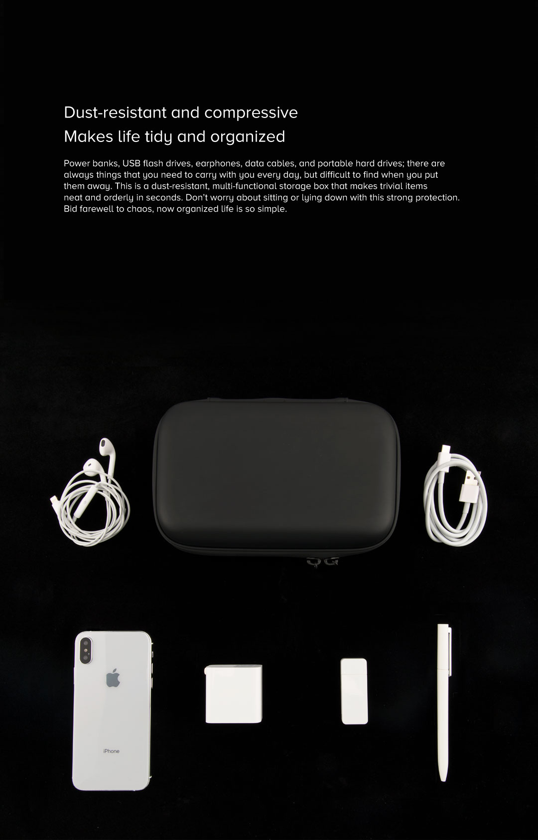 Mi Multifunction Earphones Storage Box Mi Multifunction Earphones Storage Box