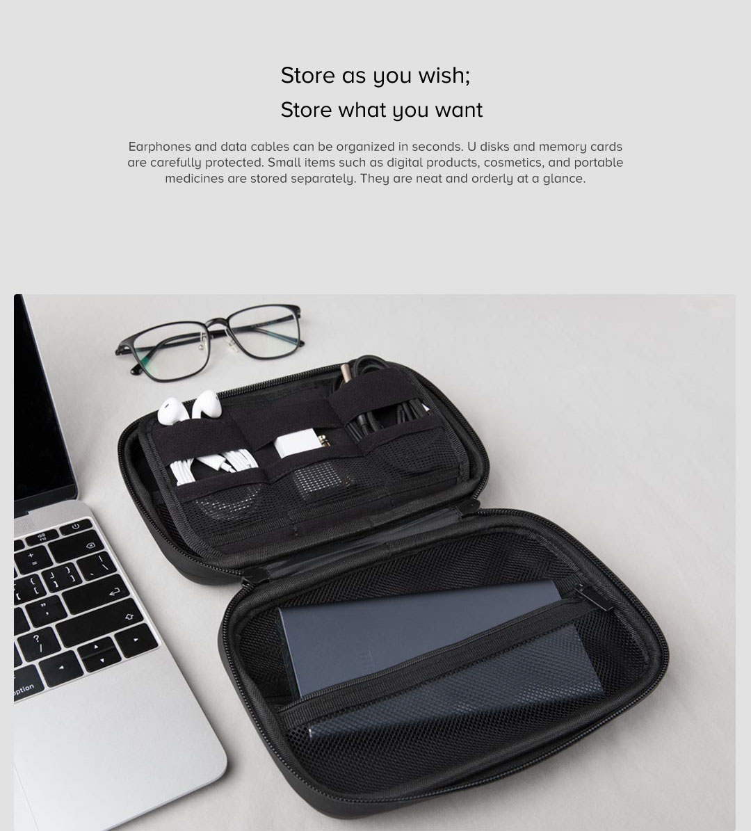 Mi Multifunction Earphones Storage Box Mi Multifunction Earphones Storage Box