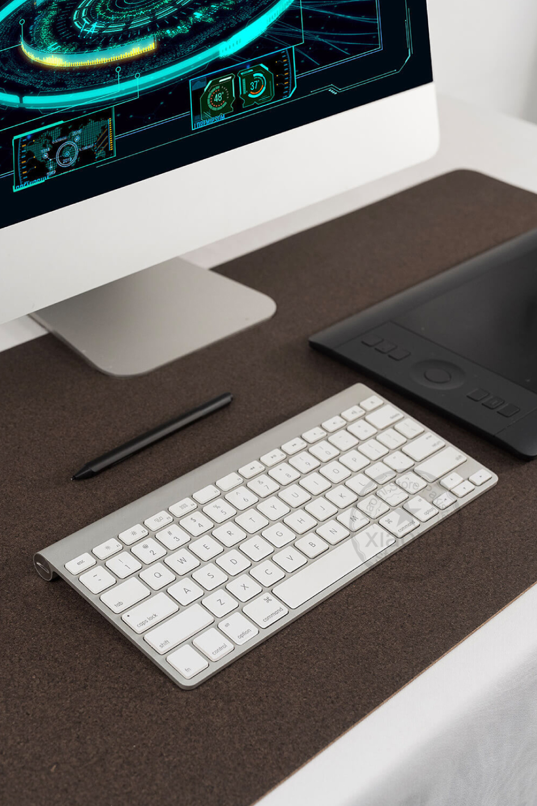 Oak Natural Softwood Carbonized Mouse Pad