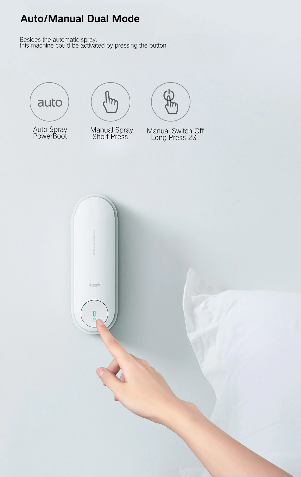 Deerma Automatic Aerosol Dispenser Deerma Automatic Aerosol Dispenser