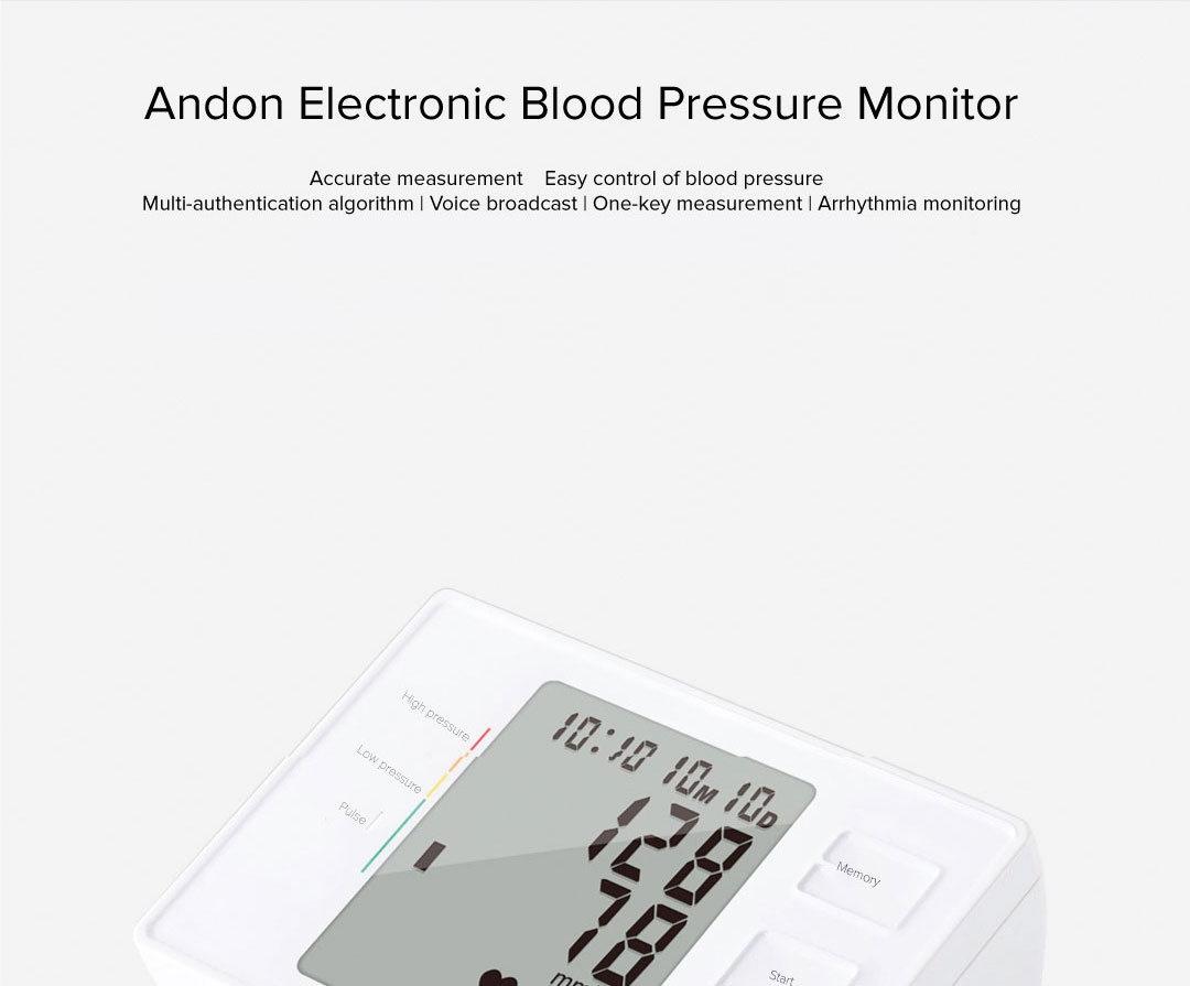Andon Electronic Blood Pressure Monitor Andon Electronic Blood Pressure Monitor