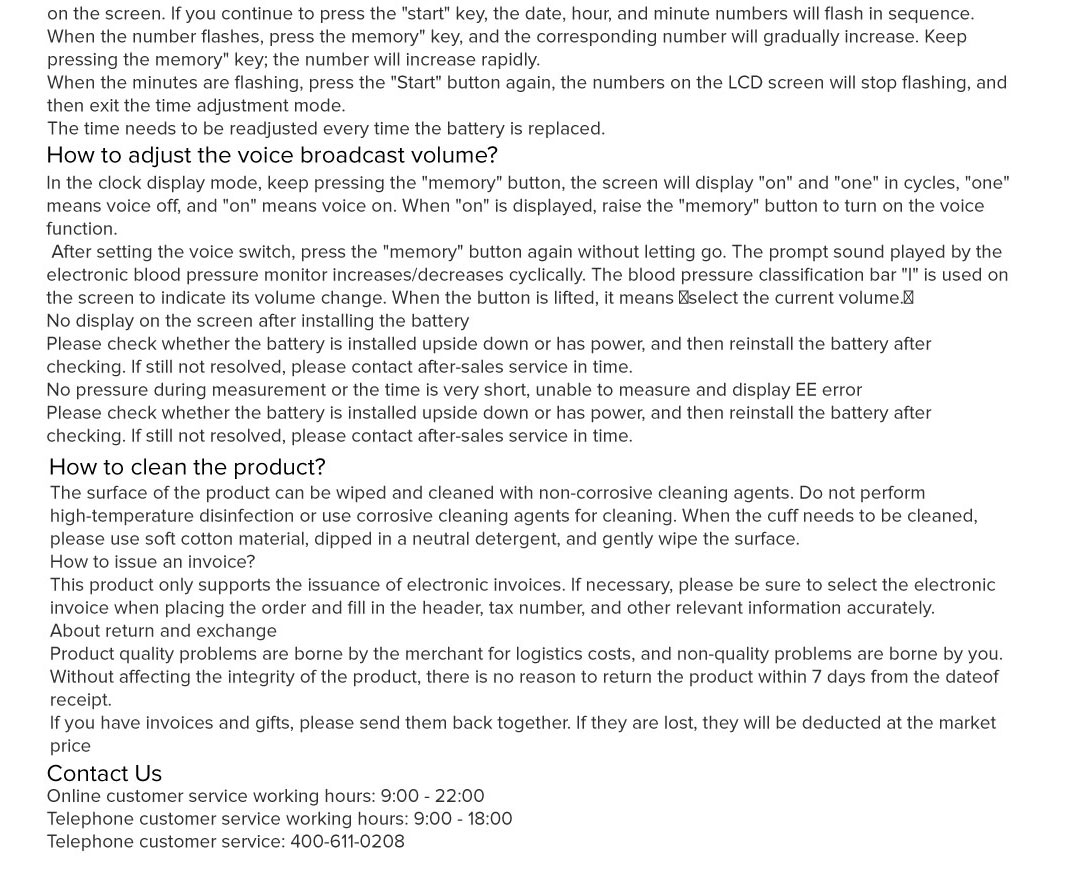 Andon Electronic Blood Pressure Monitor Andon Electronic Blood Pressure Monitor