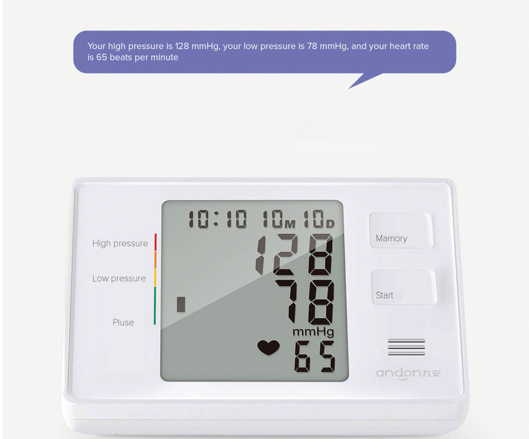 Andon Electronic Blood Pressure Monitor Andon Electronic Blood Pressure Monitor