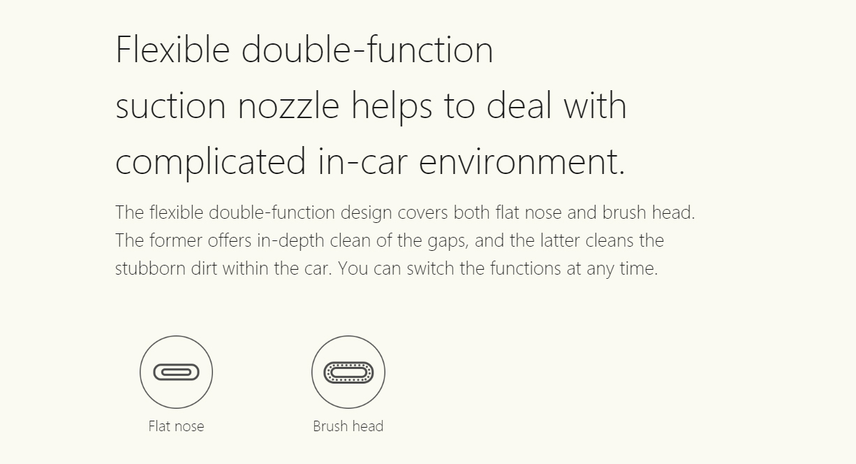 Cleanfly Portable Car Vacuum Cleaner