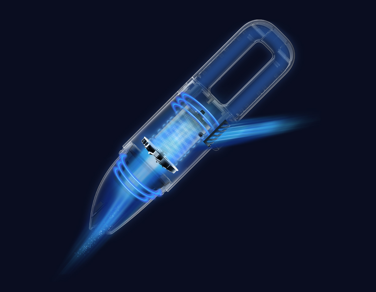 Cleanfly Portable Car Vacuum Cleaner