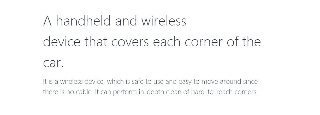 Cleanfly Portable Car Vacuum Cleaner