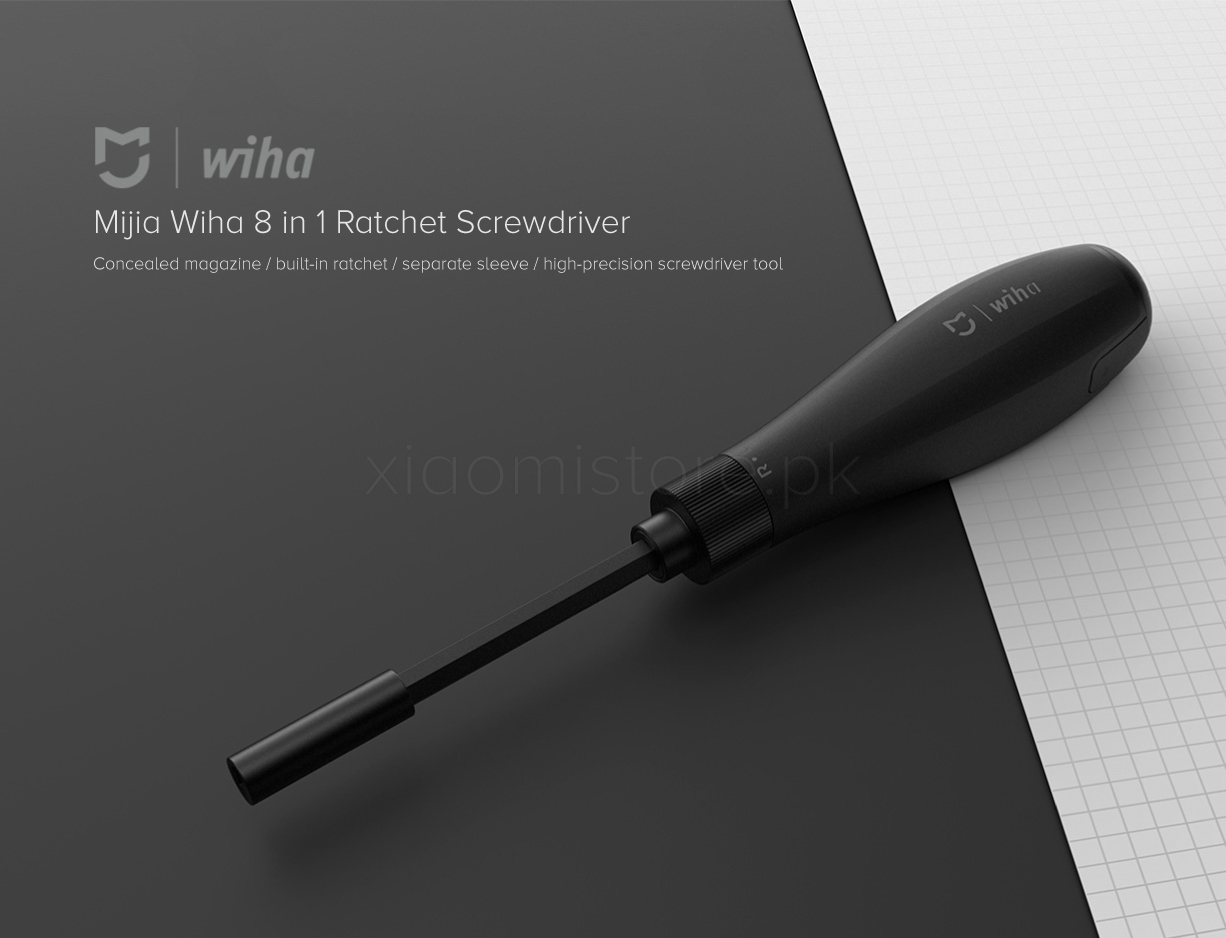 Mijia Wiha 8 in 1 Ratchet Screwdriver