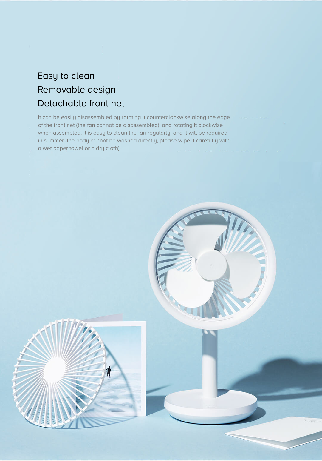 Solove Rechargeable Portable Desktop Fan