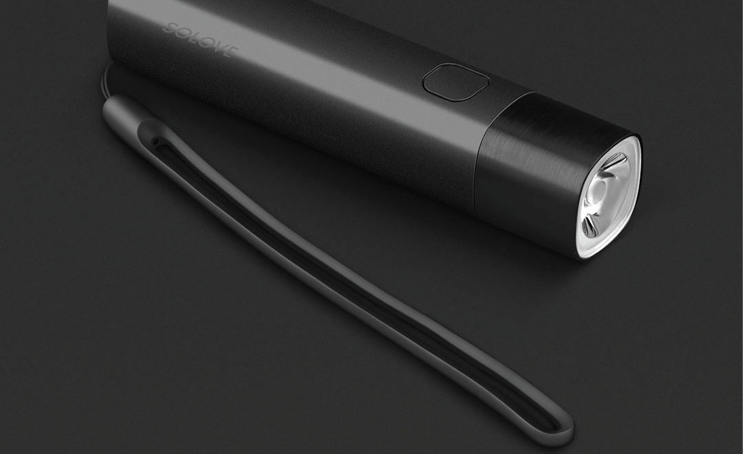 Solove X3 Portable Flashlight Power Bank Solove X3 Portable Flashlight Power Bank