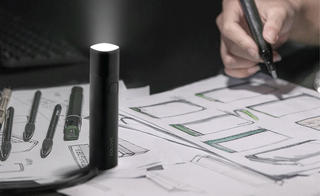 Solove X3 Portable Flashlight 3000mAh Power Bank