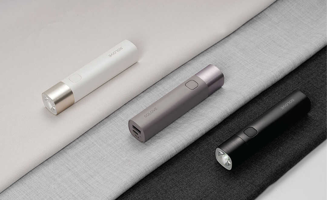 Solove X3 Portable Flashlight 3000mAh Power Bank