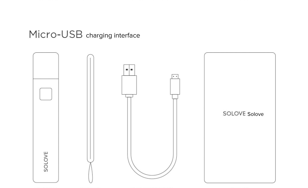 Solove X3 Portable Flashlight Power Bank Solove X3 Portable Flashlight Power Bank