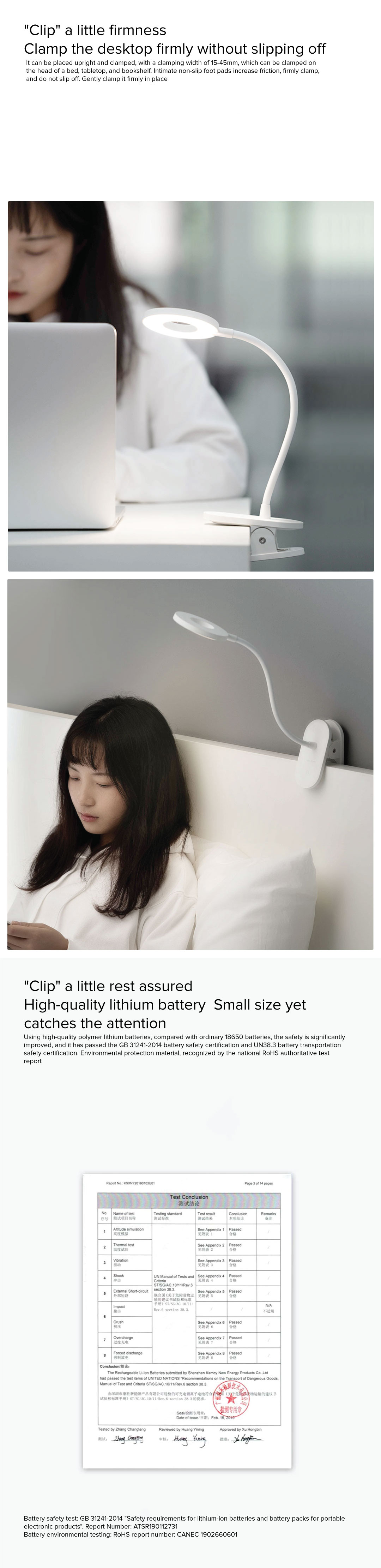 Yeelight LED Clip-on Table Lamp Yeelight LED Clip-on Table Lamp