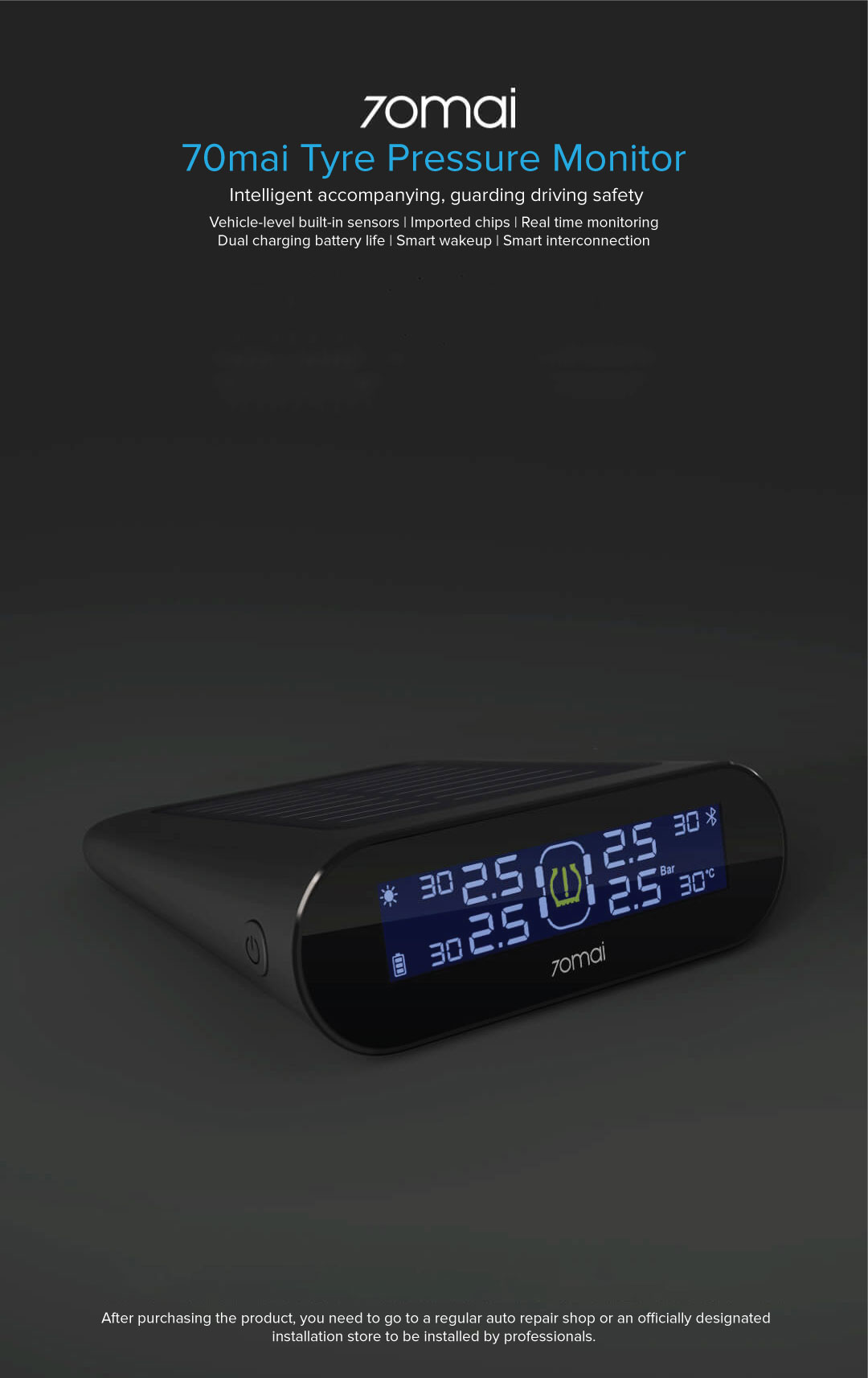 70mai Tyre Pressure Monitor