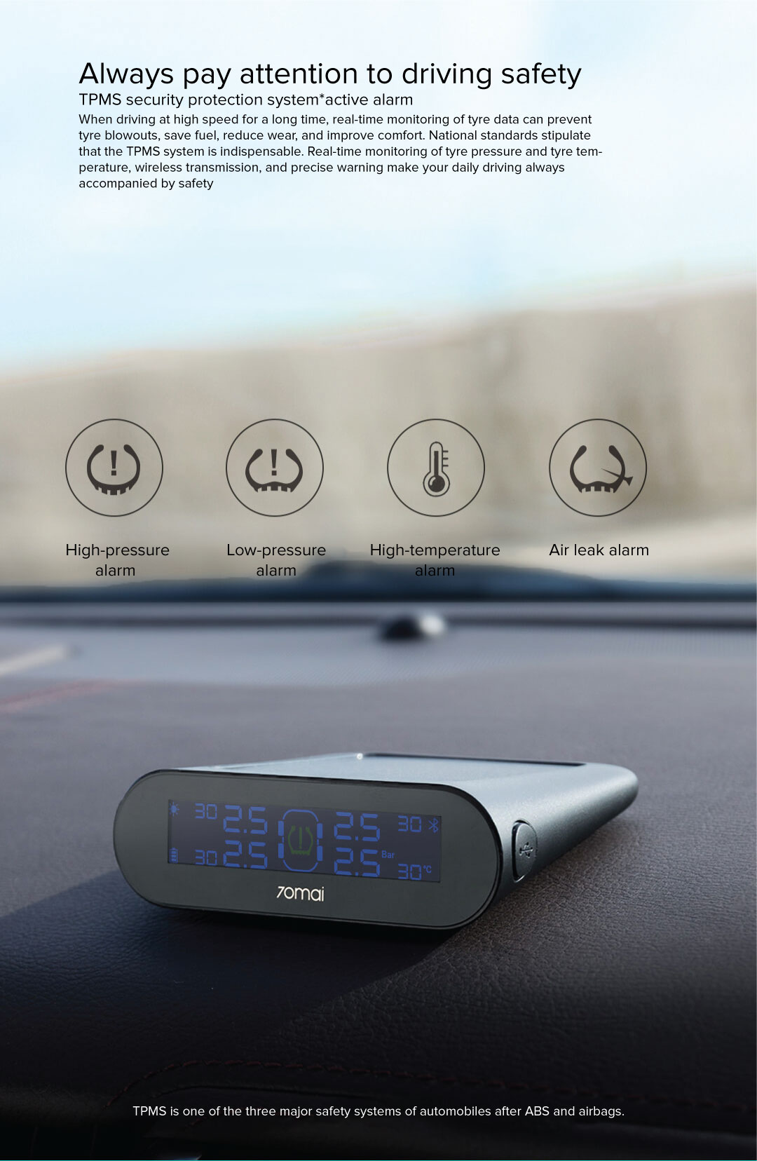 70mai Tyre Pressure Monitor