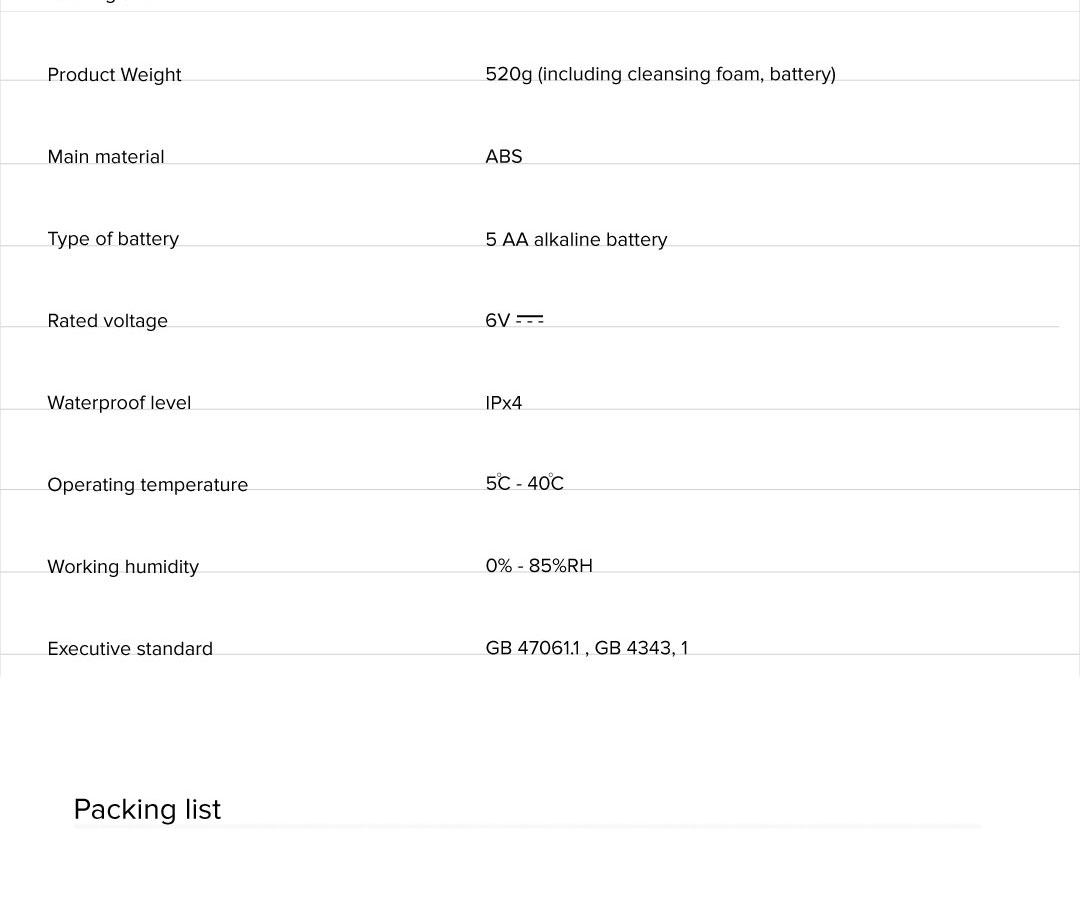 Mi Automatic Foaming Cleansing Machine (Set)