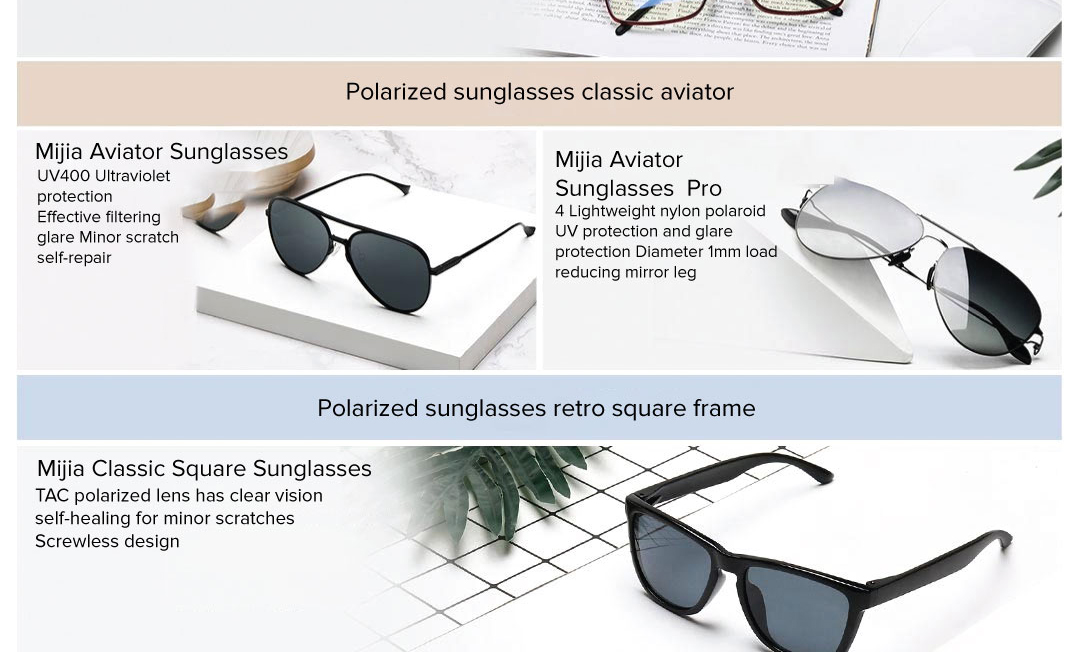 Mi Classic Square Sunglasses