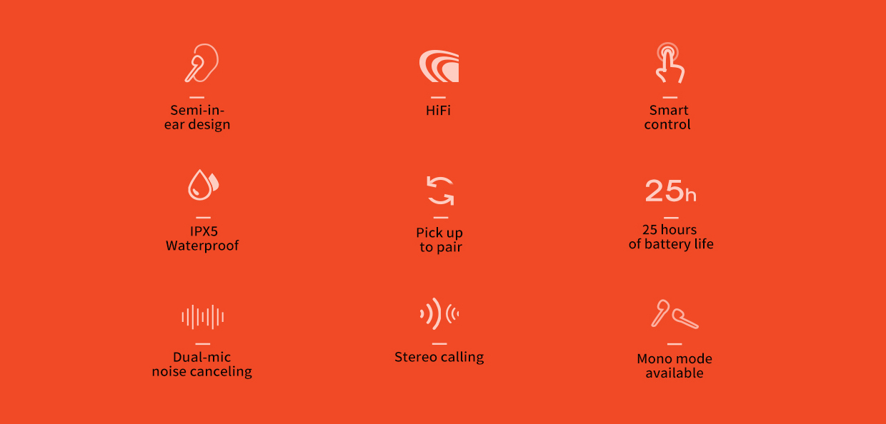 QCY T3 True Wireless Bluetooth Earphones