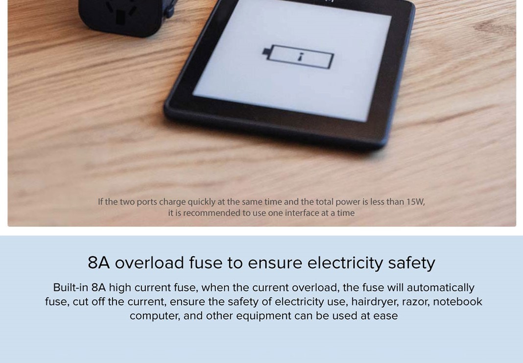 90 Points Multi-function Travel Adapter