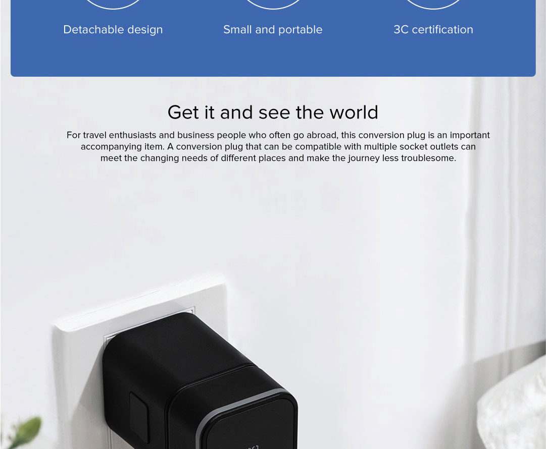 90 Points Multi-function Travel Adapter