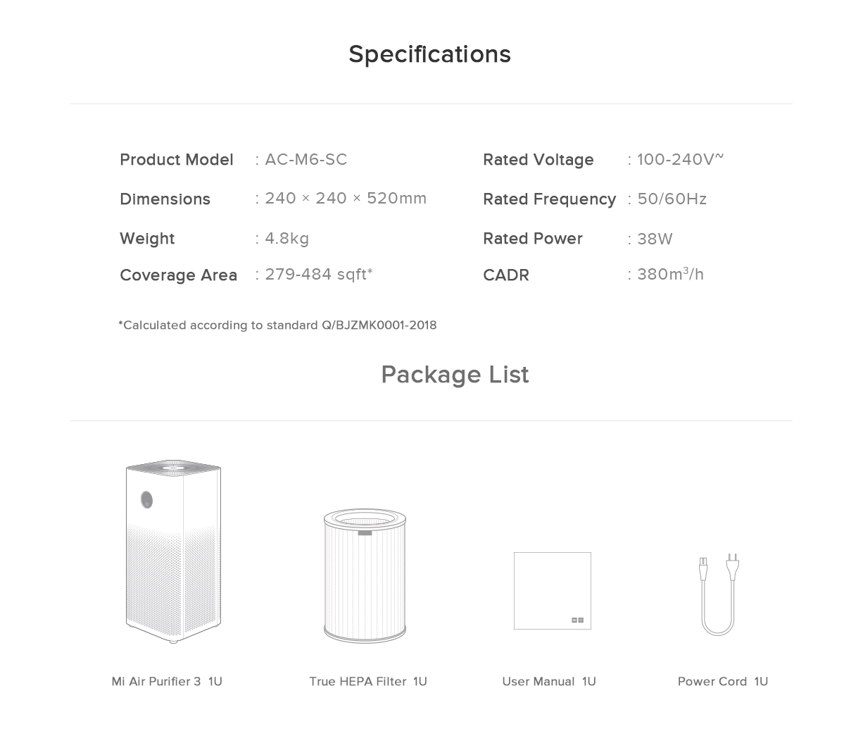 Mi Air Purifier 3 Mi Air Purifier 3
