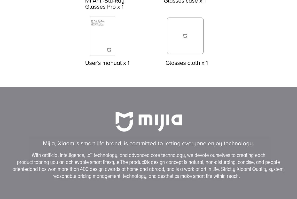 Mi Anti-Blu-Ray Glasses Pro