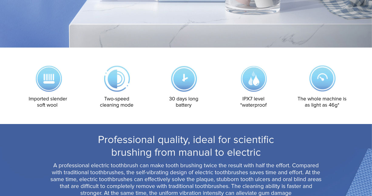 Mi Sonic Electric Toothbrush T100 Mi Sonic Electric Toothbrush T100
