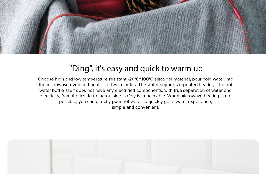 Jotun Microwave Silicone Hot Water Bottle