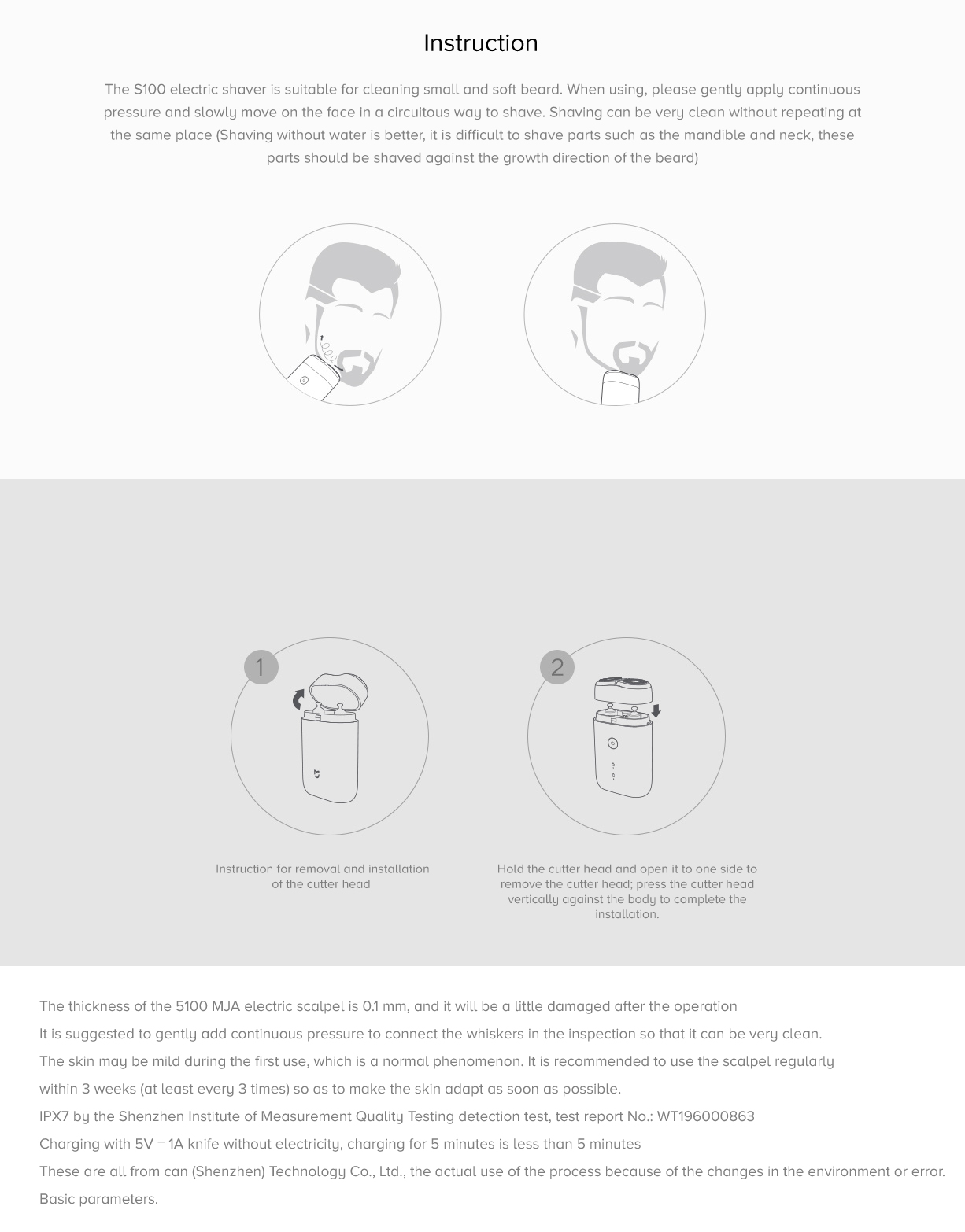 Mi Electric Shaver S100 Mi Electric Shaver S100