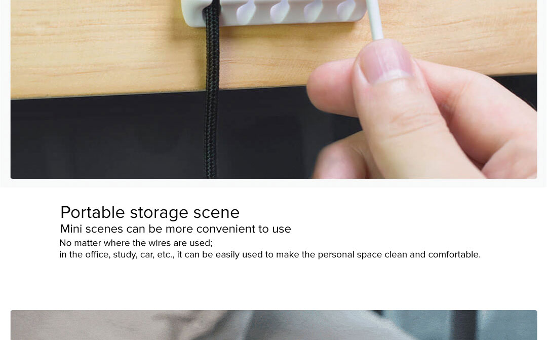 Bcase Silicone Cable Organizer