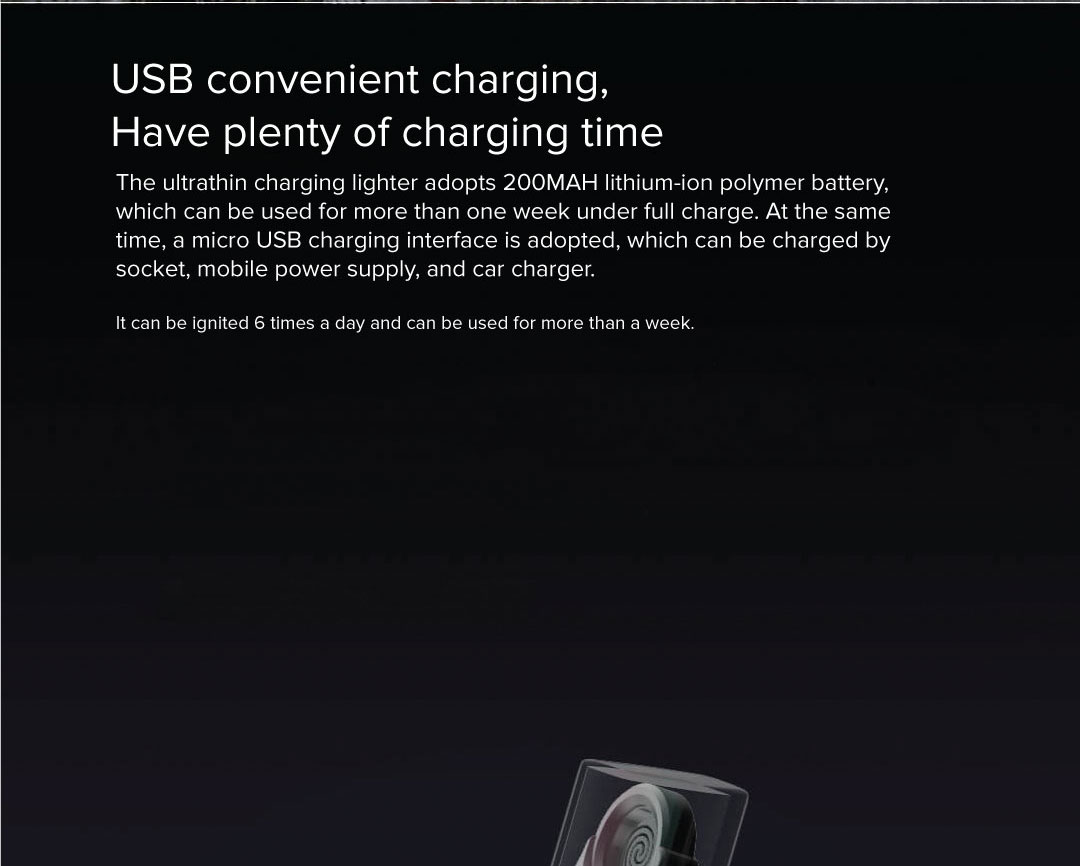 Beevest Ultra-thin Rechargeable Lighter Beevest Ultra-thin Rechargeable Lighter