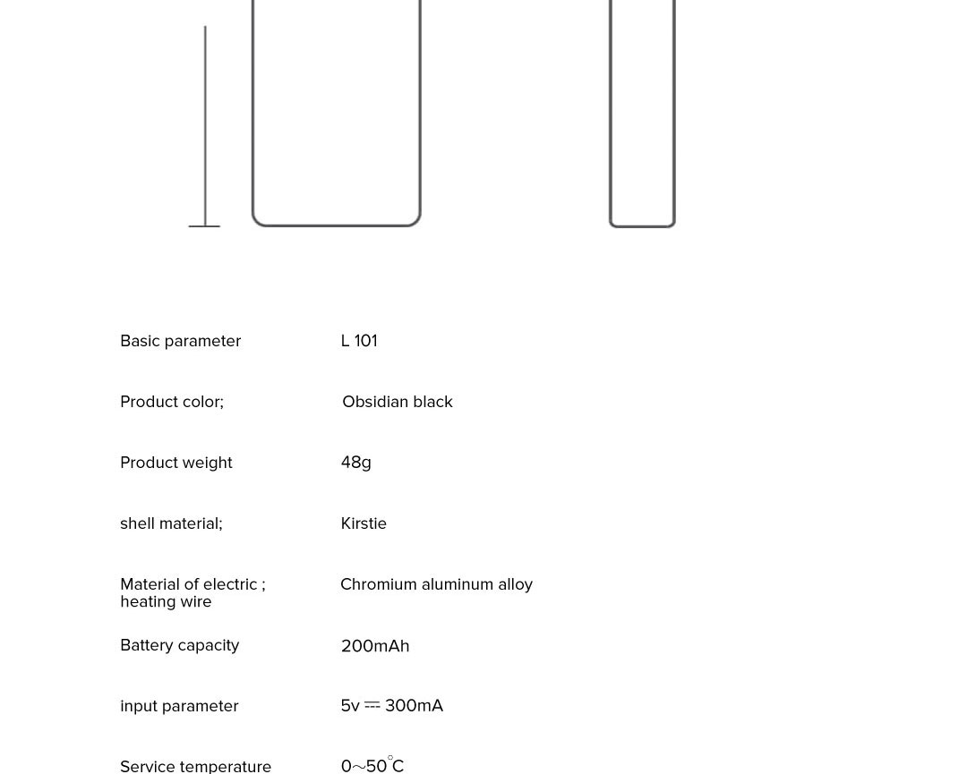 Beevest Ultra-thin Rechargeable Lighter Beevest Ultra-thin Rechargeable Lighter