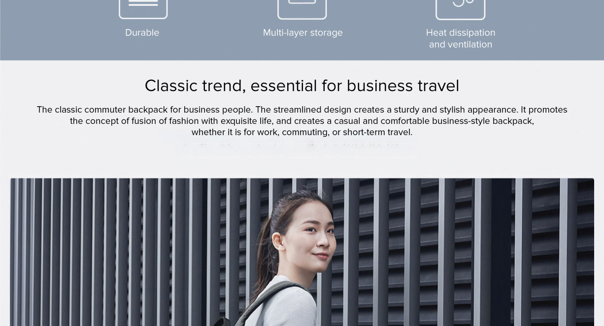 Mi Classic Business Backpack 2