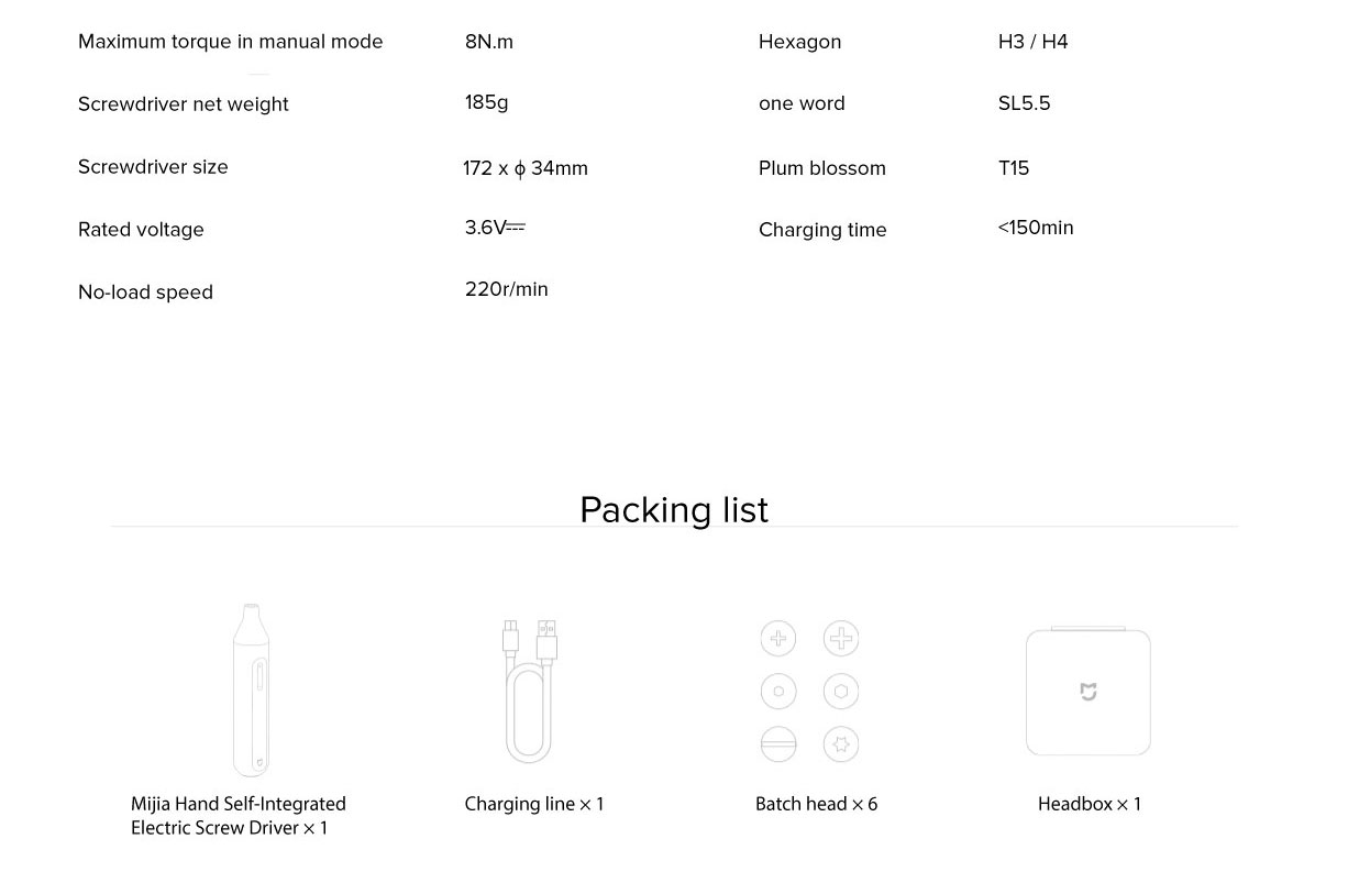Mi Automatic 2-in-1 Electric Screwdriver