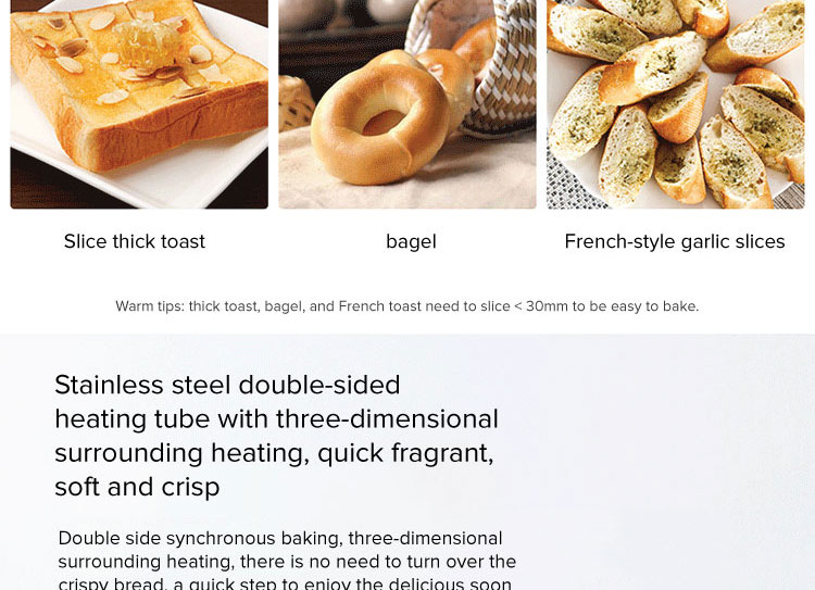 Deerma Multifunction Stainless Steel Toaster