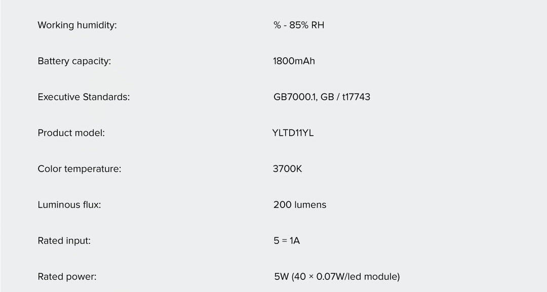 Yeelight Rechargeable Folding Table Lamp Yeelight Rechargeable Folding Table Lamp