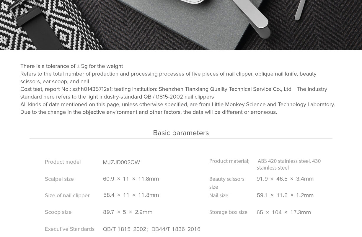 Mi Nail Clippers Set