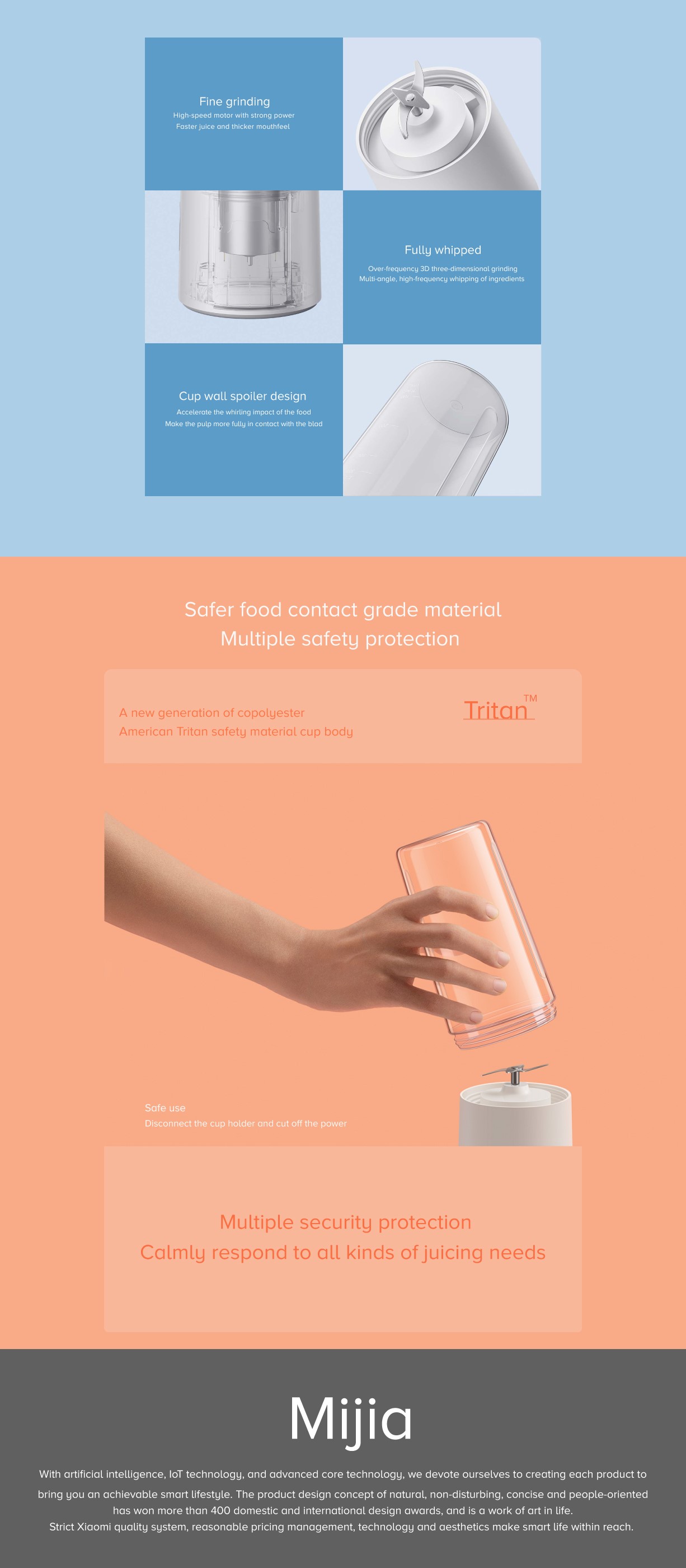 Mi Portable 350mL Juicer