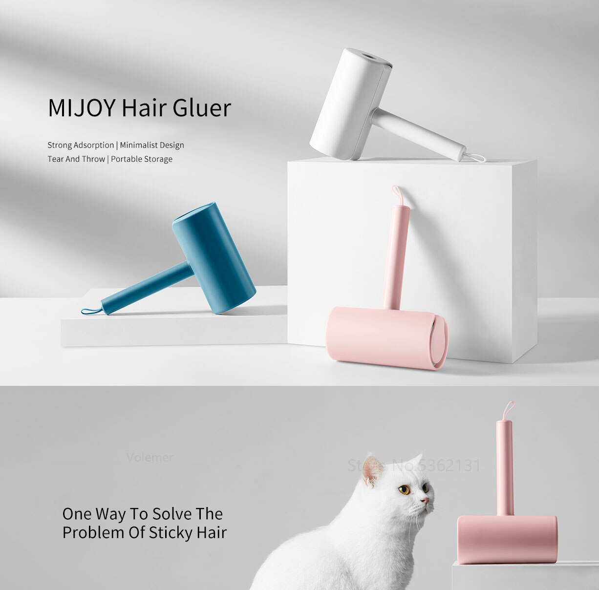 MIJOY Sticky Hair Removal Device MIJOY Sticky Hair Removal Device