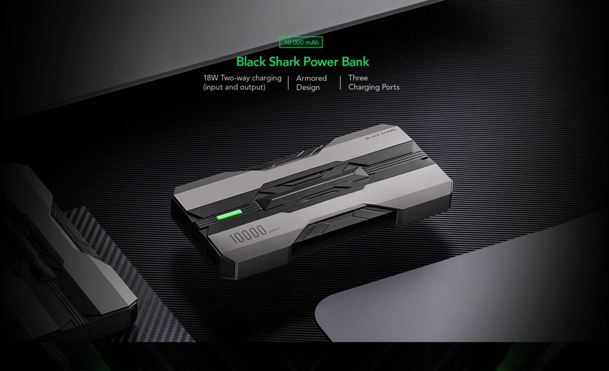 10000mAh Mi Black Shark 18W Power Bank