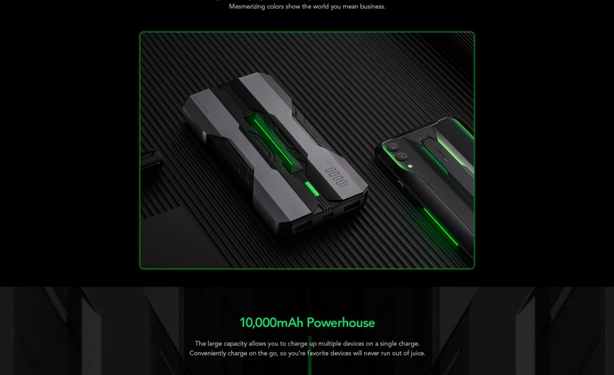 10000mAh Mi Black Shark 18W Power Bank