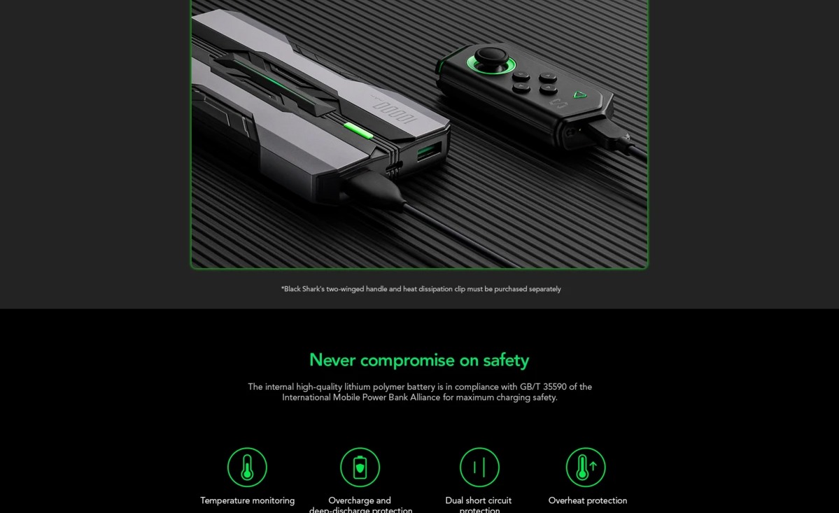 10000mAh Mi Black Shark 18W Power Bank