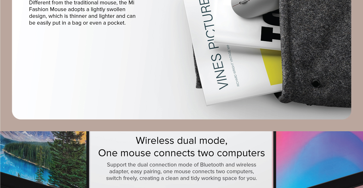 Mi Wireless Fashion Mouse